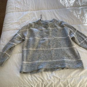Grey striped Sweater